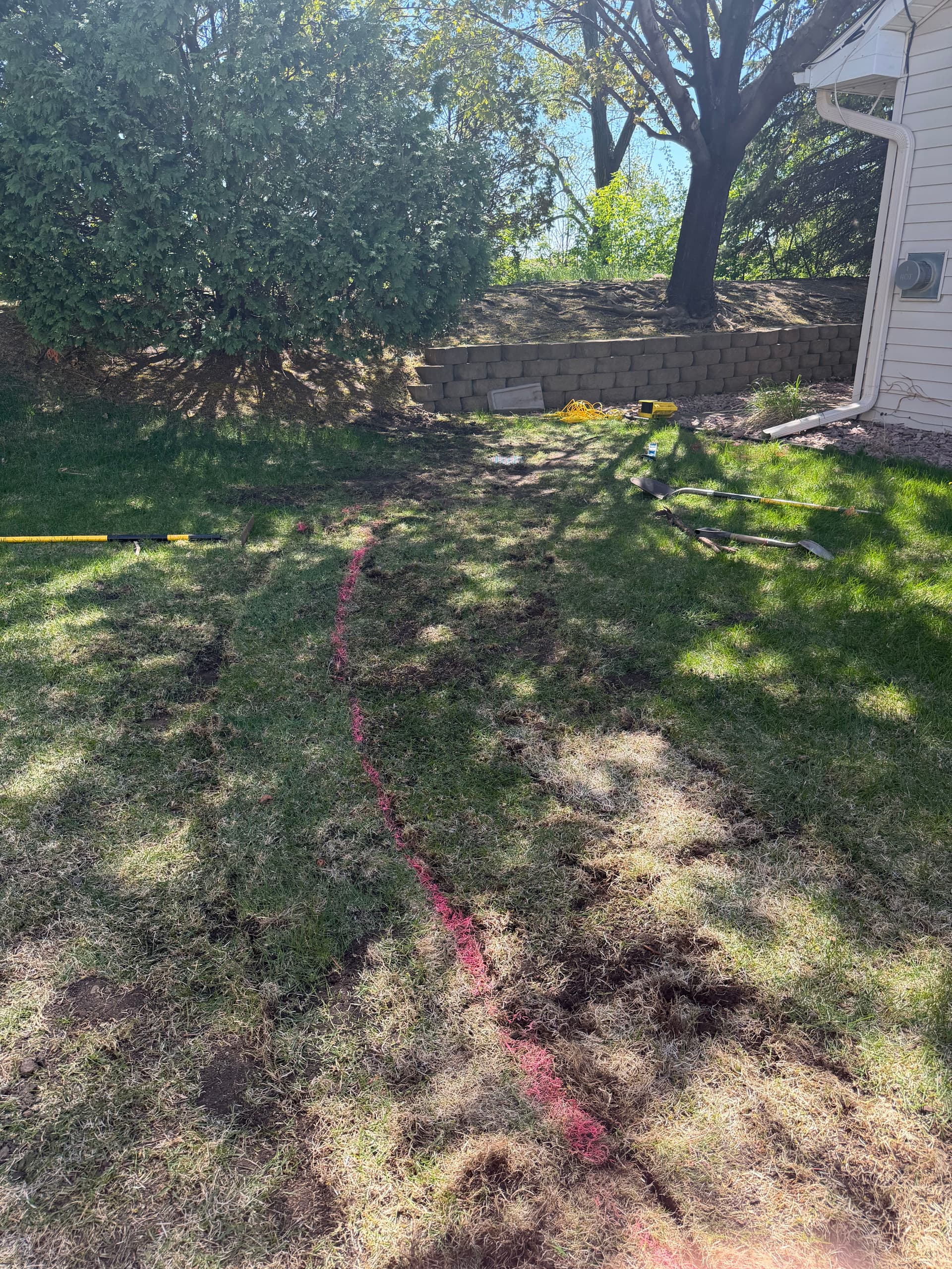 Drainage Tile Installation Fixing a Soggy Yard in Rosemount